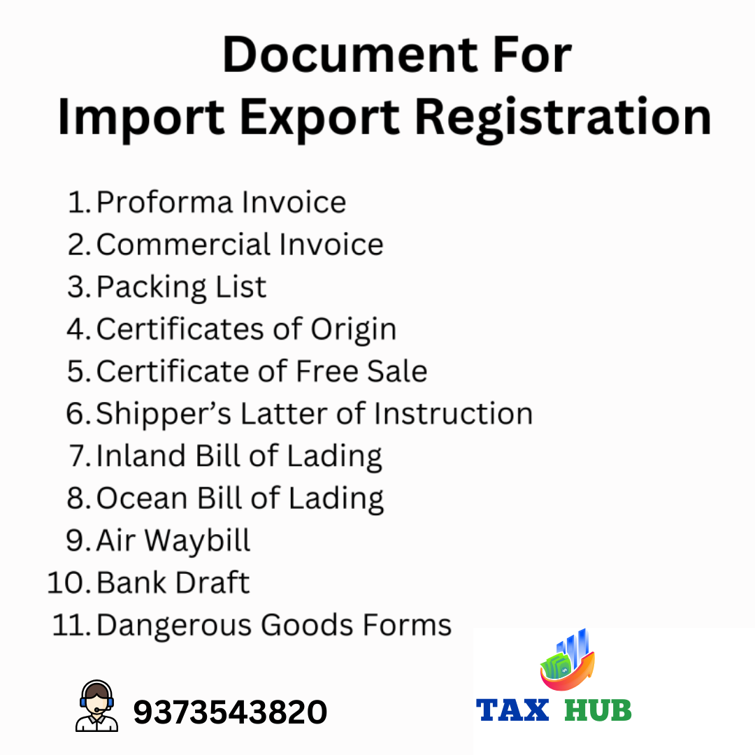 IMPORT And EXPORT Registration